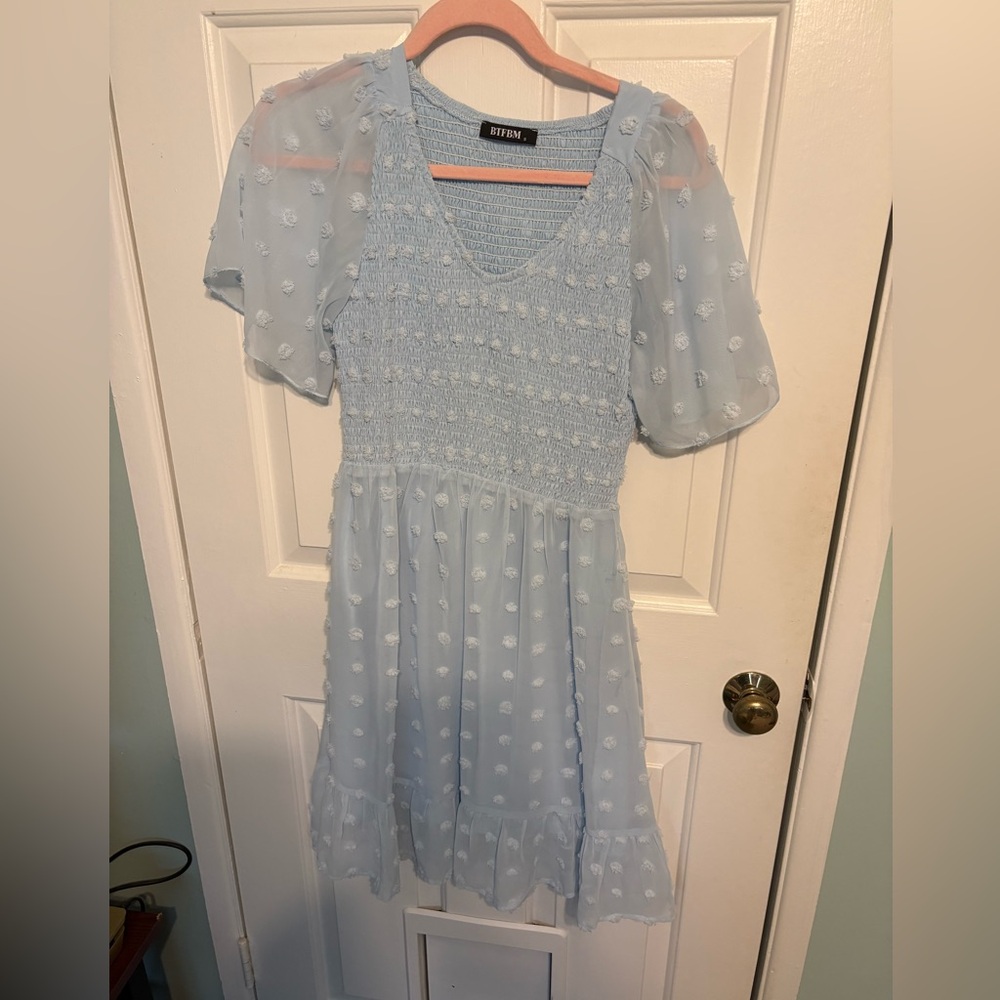 Amazon Light Blue Midi Dress